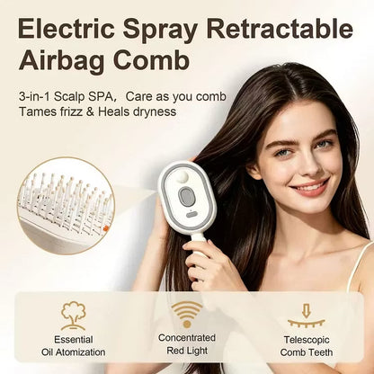 ✨ 3-in-1 Electric Scalp Massage Comb | مشط تدليك فروة الرأس الكهربائي 3 في 1 💇‍♀️