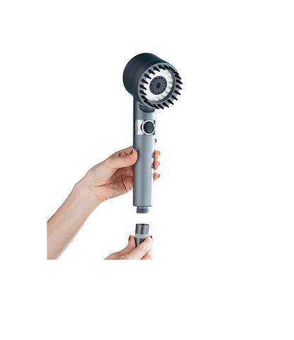3-Mode High-Pressure Shower Head | رأس دش عالي الضغط بثلاثة أوضاع