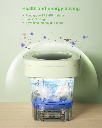 9L Foldable Mini Washing Machine | غسالة صغيرة قابلة للطي سعة 9 لتر