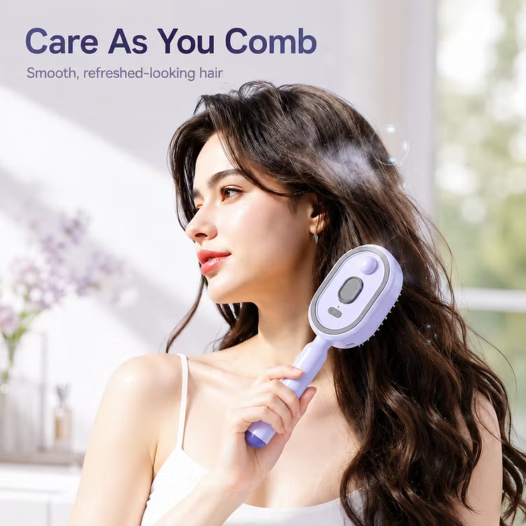 ✨ 3-in-1 Electric Scalp Massage Comb | مشط تدليك فروة الرأس الكهربائي 3 في 1 💇‍♀️