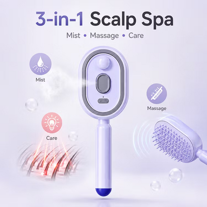 ✨ 3-in-1 Electric Scalp Massage Comb | مشط تدليك فروة الرأس الكهربائي 3 في 1 💇‍♀️