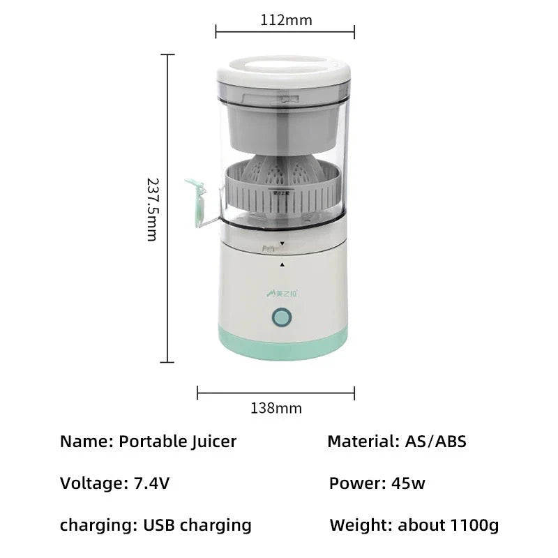 Portable Electric Citrus Juicer | عصارة حمضيات كهربائية محمولة
